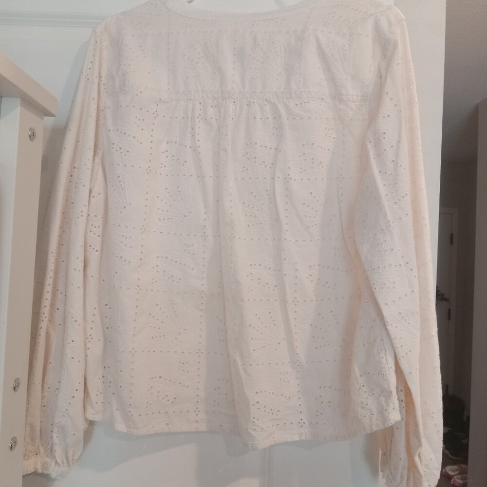 Cream Spring/Summer Seashell Large Universal Thread Top - Picture 4 of 4